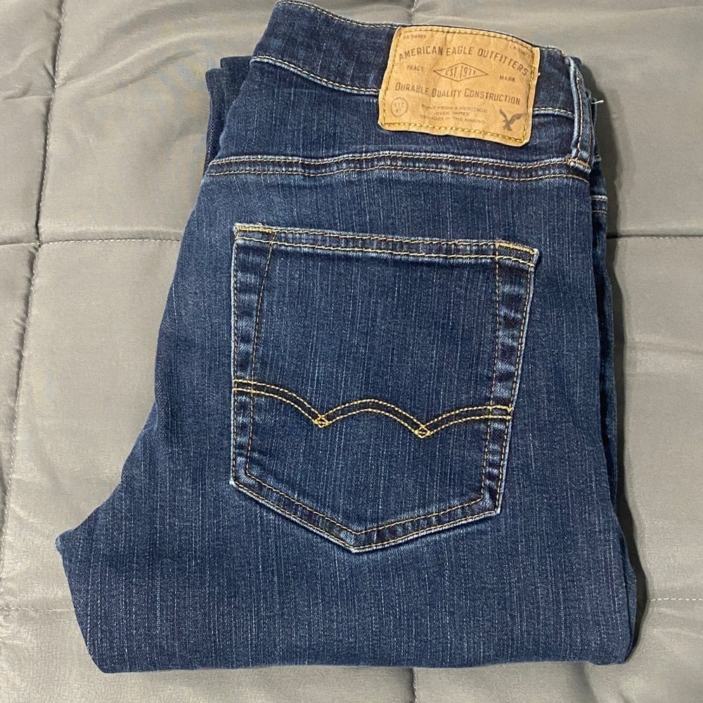 Men’s American Eagle 🦅 Active Flex original straight jeans. 28x32